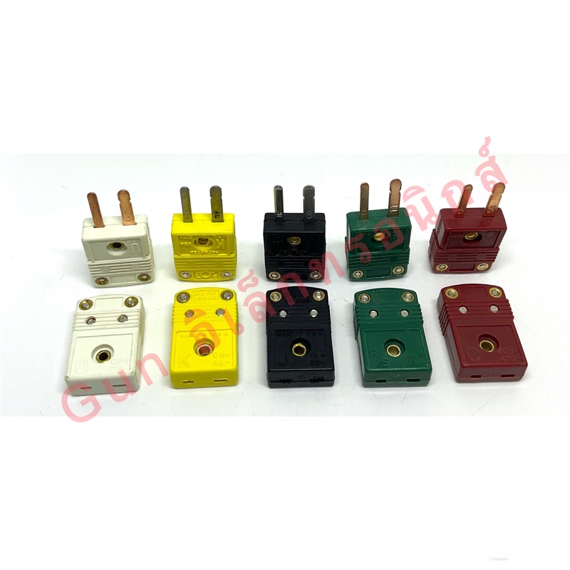 ขั้วต่อปลั๊กเทอร์โมคัปเปิ้ล Type K, U, J, C, T, R/S ตัวผู้ ตัวเมีย ราคา ถูกที่สุด ดีลบีเคเค แกลเลอรีภาพที่ 2