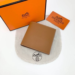 HERMES MC² COPERMIC BIFOLD WALLET กระเป๋าสตางค์ใบสั้นแบบ 2 พับ แบรนด์แอร์เมส หนัง epsom