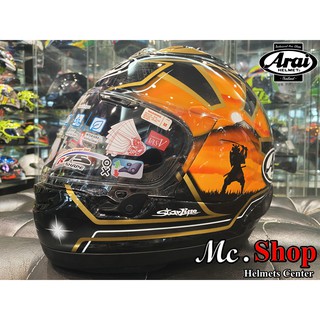 หมวกกันน็อค ARAI RX-7V EVO PEDROSA SPIRIT GOLD