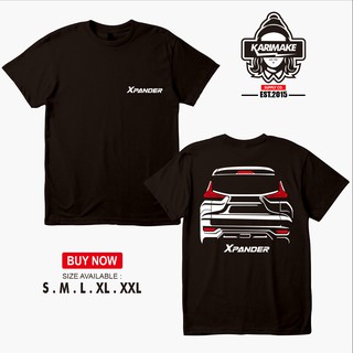 เสื้อยืด พิมพ์ลาย Mitsubishi Xpander Rear Automotive สําหรับผู้ชายสามารถปรับแต่งได้