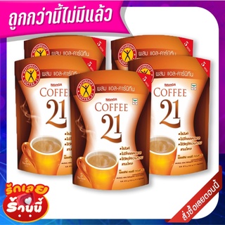 กาแฟเนเจอร์กิฟ 21 5 ซอง x 5 ถุง Naturegift Coffee 21 5 Sachets x 5 bags