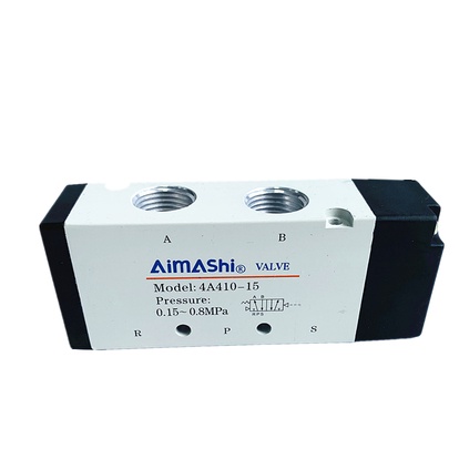 วาล์วโซลินอยด์ ควบคุมทิศทางลม 5 ทาง 2 ช่อง 4A110-06 4A120-06 4A210-08 4A220-08 4A310-10 4A320-10 4A4