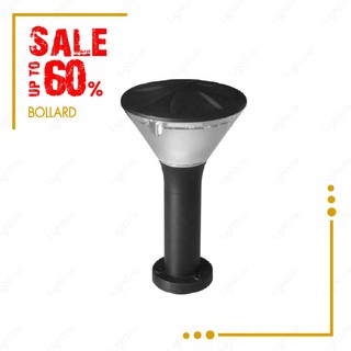 Lighttrio โคมไฟสนาม Border Lamp ไฟทางเดิน ไฟสวน ไฟภายนอก รุ่น BOR-0356-38 - สีดำ (ไม่รวมหลอดไฟ)