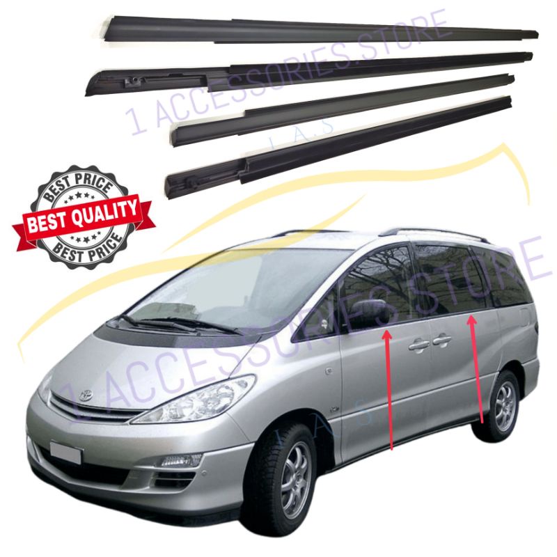 Toyota Estima ACR30 (2000-2005) ยางประตู /Getah Luar Cermin / ยางประตู