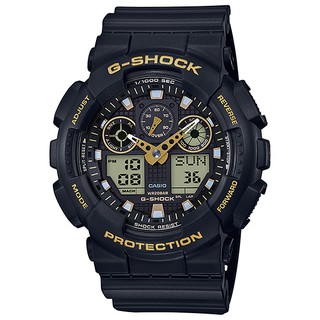 นาฬิกา Casio G-Shock Special Color BLACK&amp;GOLD XTRA Color series รุ่น GA-100GBX-1A9 ของแท้ รับประกัน1ปี