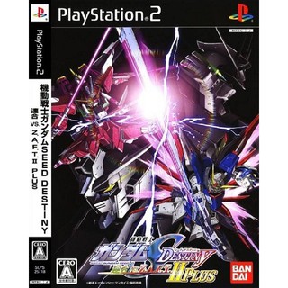 แผ่นเกมส์ MOBILE SUIT GUNDAM SEED DESTINY RENGOU VS. Z.A.F.T. 2 PLUS PS2 Playstation 2 คุณภาพสูง ราคาถูก