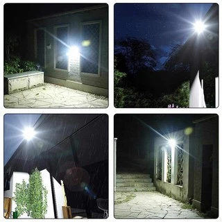 ไฟสปอตไลท์ ไฟ JD Solar Cell 45W 55W 75W 150W 200W พลังงานแสงอาทิตย์ ไฟโซล่าเซลล์ ไฟถนน Solar light ประกัน 1ปี