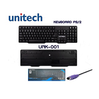 Keyboard Unitech PS2 UNK-001 คีย์บอร์ด ยูนิเทค PS/2