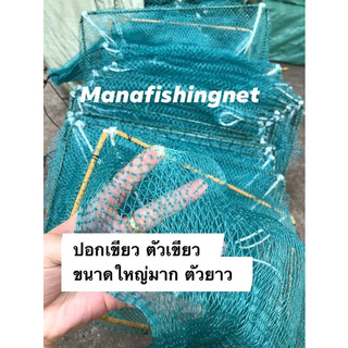 #ไอ้โง่ดักกุ้ง #ดักกุ้ง ตัวใหญ่ ขอบสี่เหลี่ยม 30x45 เซ็น ยาว 8 เมตร ตาอวนถี่ 1.5 เซ็น #ไอ้โง่จีน #ลอบจีน #ลอบพับ