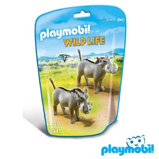 Playmobil 6941  Wifd life Warthogs แอ็คชั่นฟิกเกอร์  ไวล์ดไลฟ์ หมูป่า และลูก