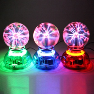 Magic lamp plasma ball electrostatic ball lightning ball glow ball crystal electro-optic sound control induction magic ball