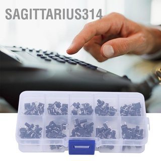 Sagittarius314 สวิตช์ปุ่มกดไมโคร กันน้ํา 6X6X4.3-13 มม. 10 ค่า 100 ชิ้น