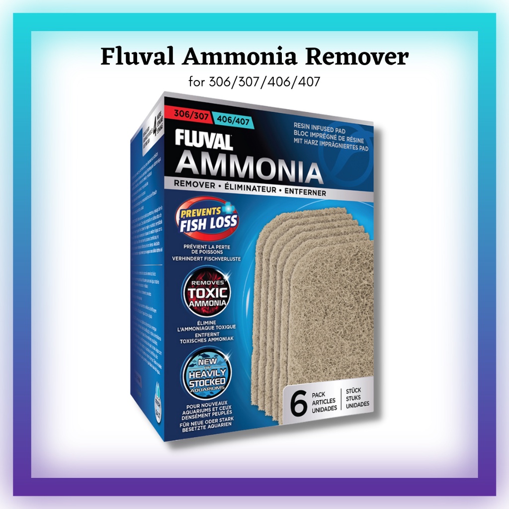 A258 Fluval 307/407 แผ่นกําจัดแอมโมเนีย
