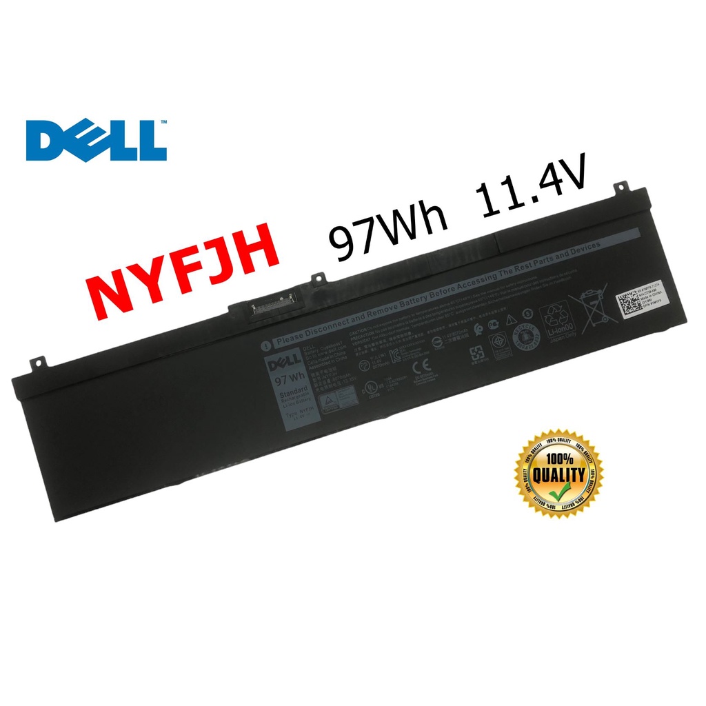 Dell แบตเตอรี่ NYFJH (สำหรับ Precision 7730 7540, Precision 7740 7530 ) Dell Battery Notebook เดล แบ