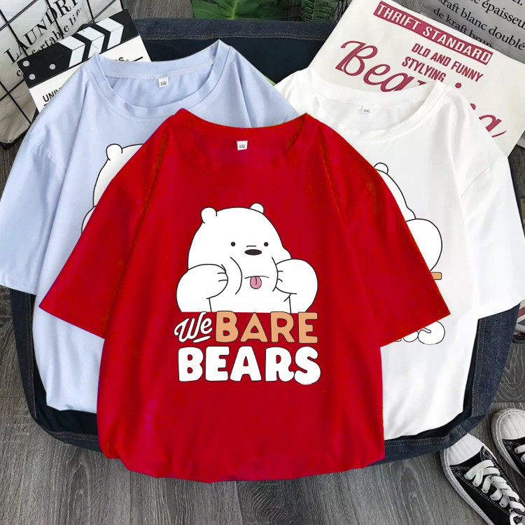 เสื้อยืดแขนสั้นแฟชั่นผู้หญิงฤดูร้อนสไตล์ใหม่ขนาดใหญ่พิมพ์หลวมฤดูร้อนเกาหลีฝ้ายคอกลมการ์ตูนน่ารักD136