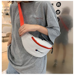  กระเป๋าคาดอก AMIKABAG(MK1019)กระเป๋าคาดอกผ้าแคนวาสสุดเท่ กระเป๋าคาดอกผู้ชาย  กระเป๋าคาดอกผู้หญิง