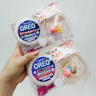 OREO RAINBOW SLIME Pastel Slime โอเรโอสไลม์เนื้อหิมะ เกล็ดเรนโบว์ Jelly Cleaner เจลทำความสะอาด บริหารกล้ามเนื้อ