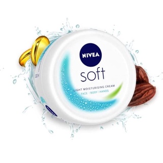 Nivea Soft Light Moisturising Cream นีเวีย ซอฟท์ นำเข้า