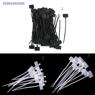 Calmconstant ป้ายชื่อสายไนล่อน 100 ชิ้น + Rj45 Rj12