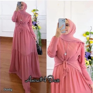 Amira Dress Material BABYDOLL FULL Get Gamis (ไม่รวม HIJAB) ชุดเดรสแฟชั่น สไตล์โมเดิร์น สําหรับผู้หญิงมุสลิม