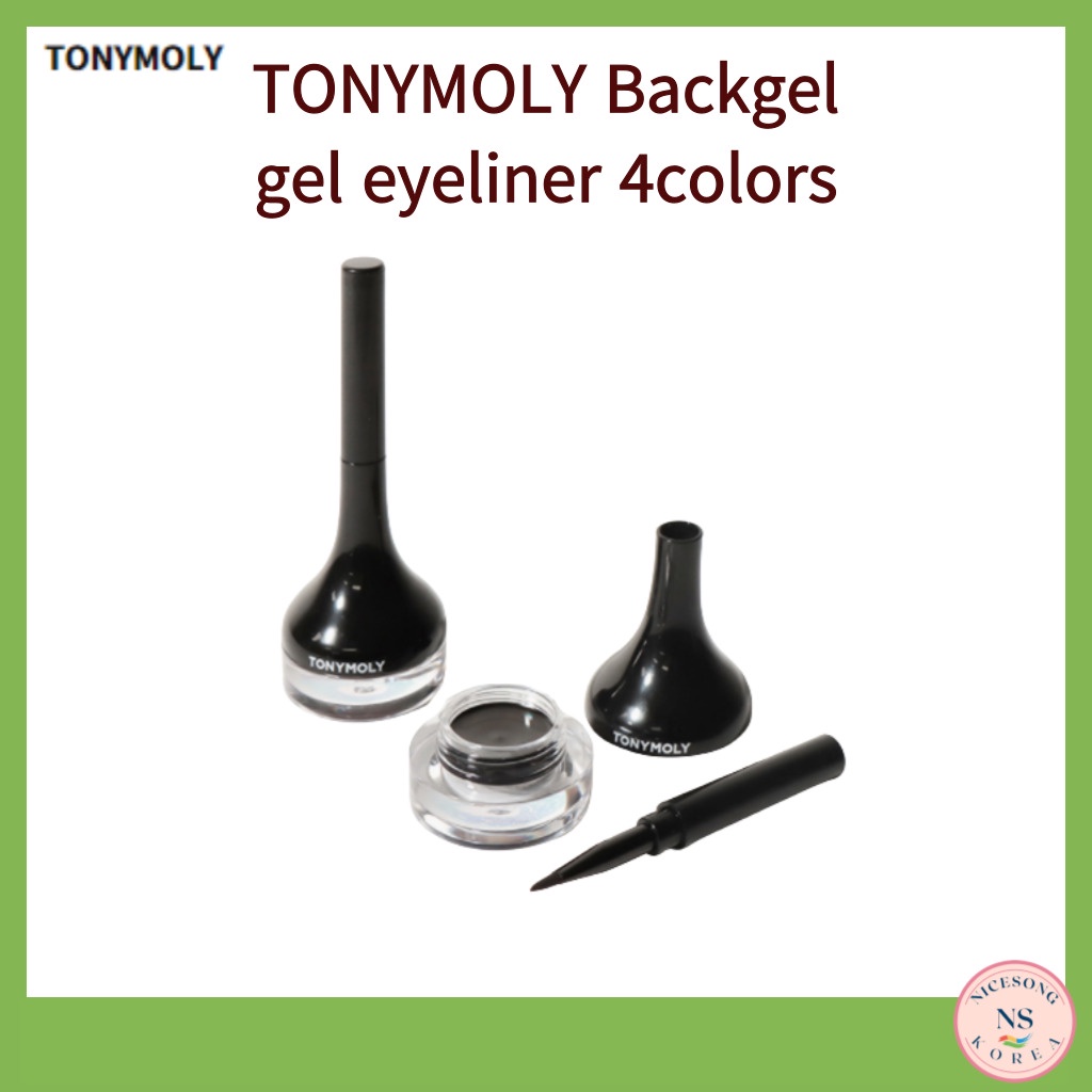 [Tonymoly] อายไลเนอร์เจล แบ็คเจล โทนนิโมลี 4 สี ดํา น้ําตาล น้ําตาลมุก น้ําตาลลาเต้ K-Beauty Korea