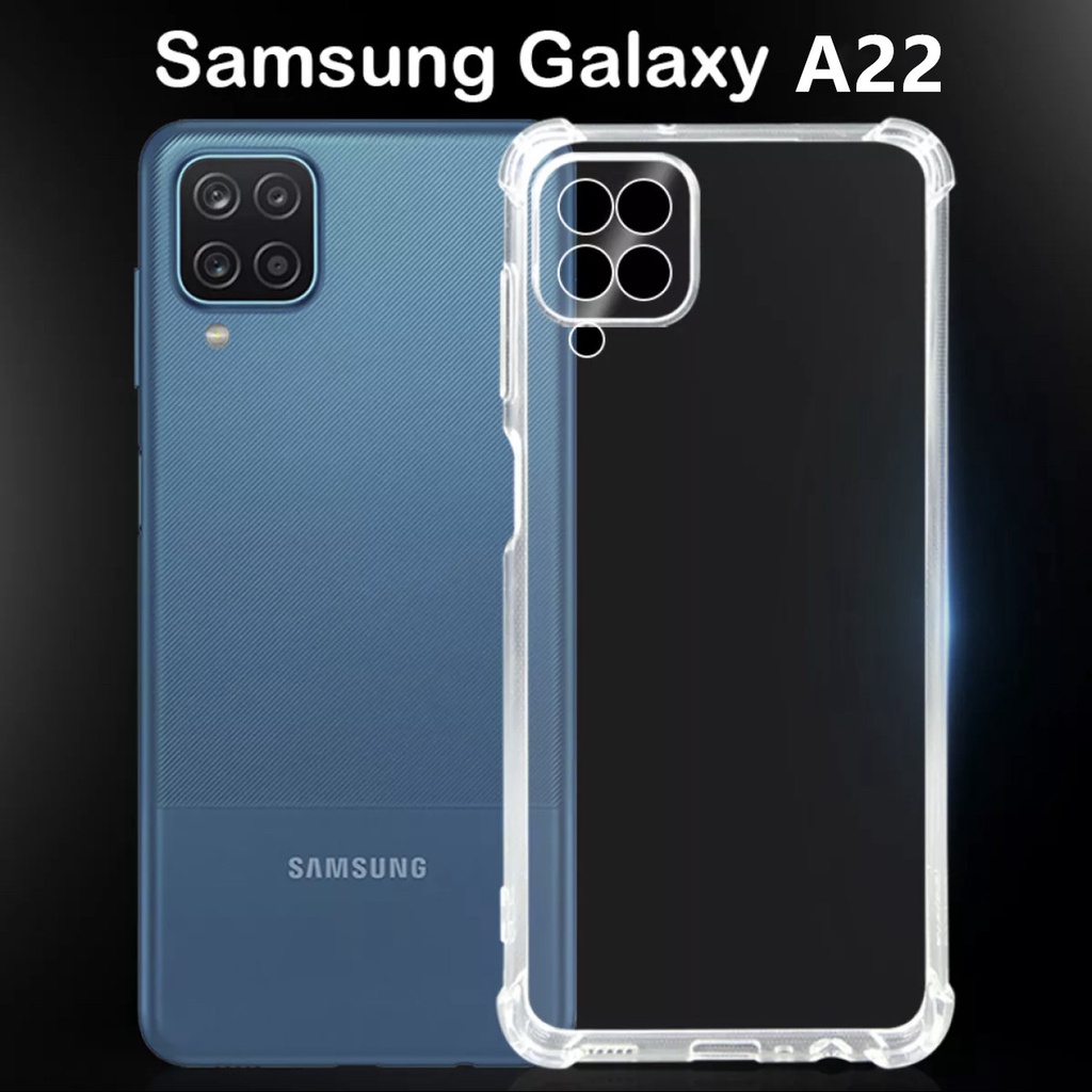 Samsung A22 4G/5G เคสใสกันกระแทก ต้านเชื้อแบคทีเรีย  TPU CASE  คลุมกล้อง เคสซัมซุง  A22 4G/5G