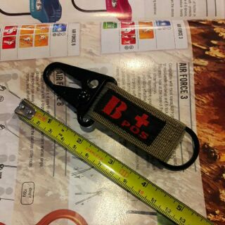 Frogmangear Crap Lock no.9 B Positive พวงกุญแจ ก้ามปู สายไนล่อน ห่วงดำ by ครูแว่น frogmangear