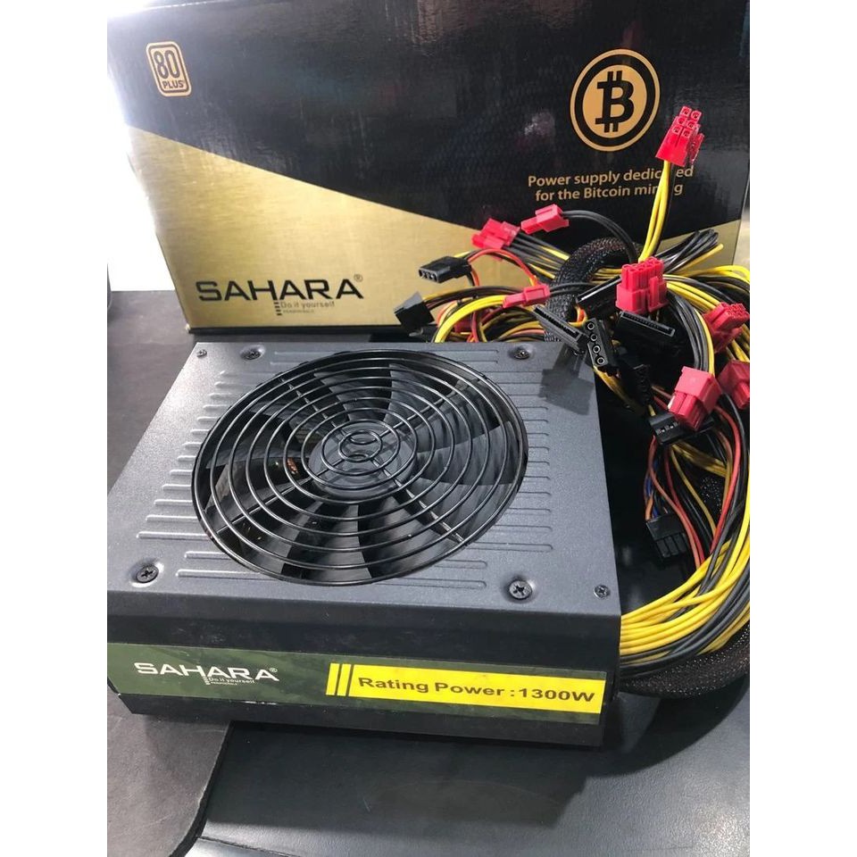 PSU (80+ Gold)1300w. SAHARA PW020 (Bitcoin) 1300 WATT / 80 PLUS GOLD