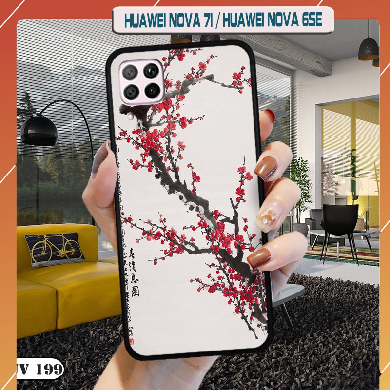 เคส HUAWEI Nova 7i/ HUAWEI Nova 6 SE - ขอบยืดหยุ่นและด้านหลังด้าน