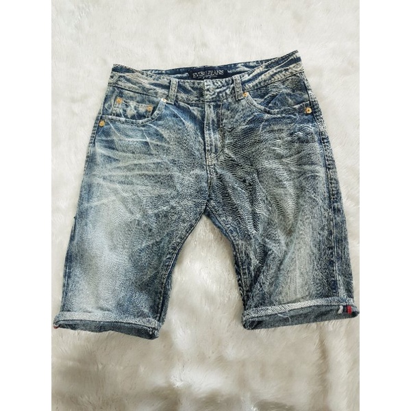 กางเกงยีนส์ ขาสั้น Evisu jeans Japan