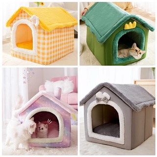 🐱Cute Pet🐶บ้านนอนแมว บ้านนอนสุนัข ที่นอนแนว ที่นอนสุนัขS303