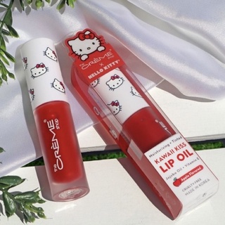 JNSTORE.TH | ✨พร้อมส่ง✨ ลิปออย The Creme Shop x Hello Kitty Kawaii Kiss Moisturizing Lip Oil 🍑🍓🍎