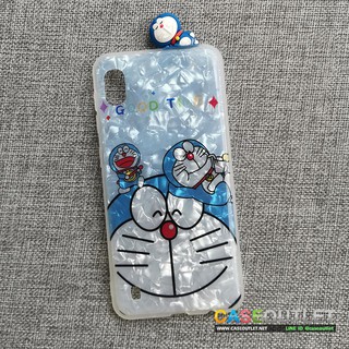 เคส Galaxy A10 TPU Doraemon โดเรมอน ผิวมุก