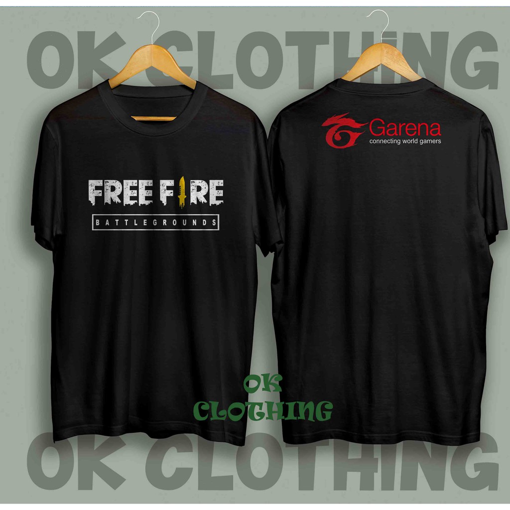 เสื้อยืด Free Fire Battlegrounds Freefire