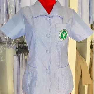 เสื้อฟ้าสาธารณสุข คอปีกนก