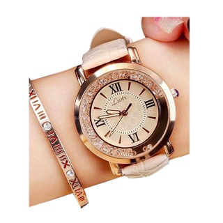 AMELIA AW156 LSVTR นาฬิกาข้อมือผู้หญิง นาฬิกาแฟชั่น นาฬิกาหนัง นาฬิกาข้อมือควอทซ์ เครื่องประดับเกาหลี (พร้อมส่ง)