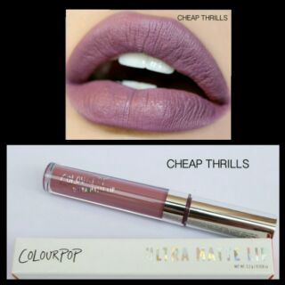 --พร้อมส่ง-- COLOURPOP Ultra Matte Lipstick # CHEAP THRILLS