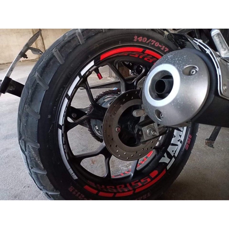 สติ๊กเกอร์ขอบล้อสะท้อนแสง XSR155