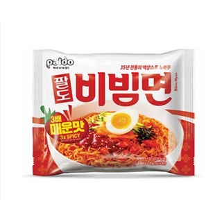 paldo bibim myeon 3x spicy มาม่าเกาหลี บิบิมเมียน รสเผ็ดx3 팔도비빔면 매운맛