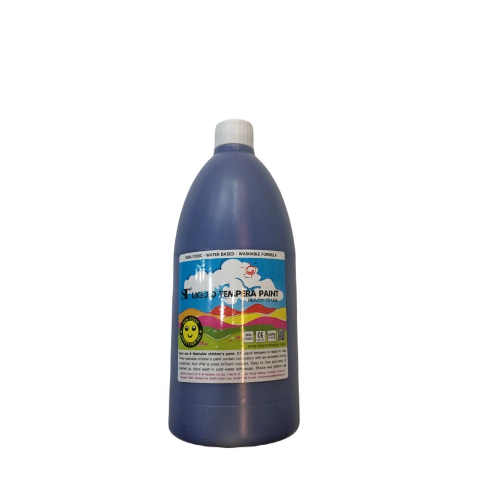 (KTS)สีเทมเพอร่า ST Liquid Tempera Paint #812 Ultramarine 1000 ml