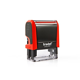 ตรายางหมึกในตัว 47x18 มม. แดง โทรดัท TR-4912/Self-inking rubber stamp 47x18 mm.Red Trodat TR-4912