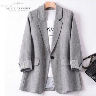 minicloset #เสื้อคลุม #เสื้อสูทสีดำ #เสื้อสูทสีเทา #เสื้อสูทสีน้ำตาล