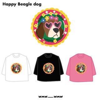 Happy Beagle dogs T-shirt