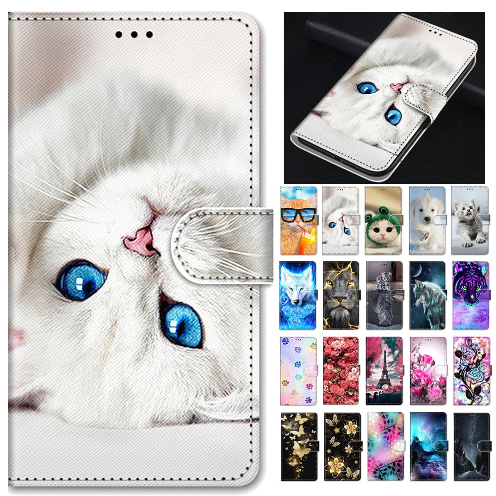 Y6 2019 ซองหนังสําหรับ etui Huawei Y6 2019 ฝาครอบสําหรับ Huawei Y 6 -