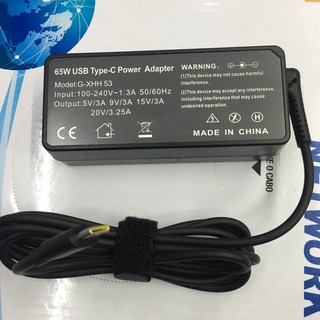 OEM Lenovo 65W USB-C Type-C ใช้ได้กับหลายรุ่นแล็ปท็อปชาร์จ AC Power Supply ADAPTER adlx65ylc3.5A