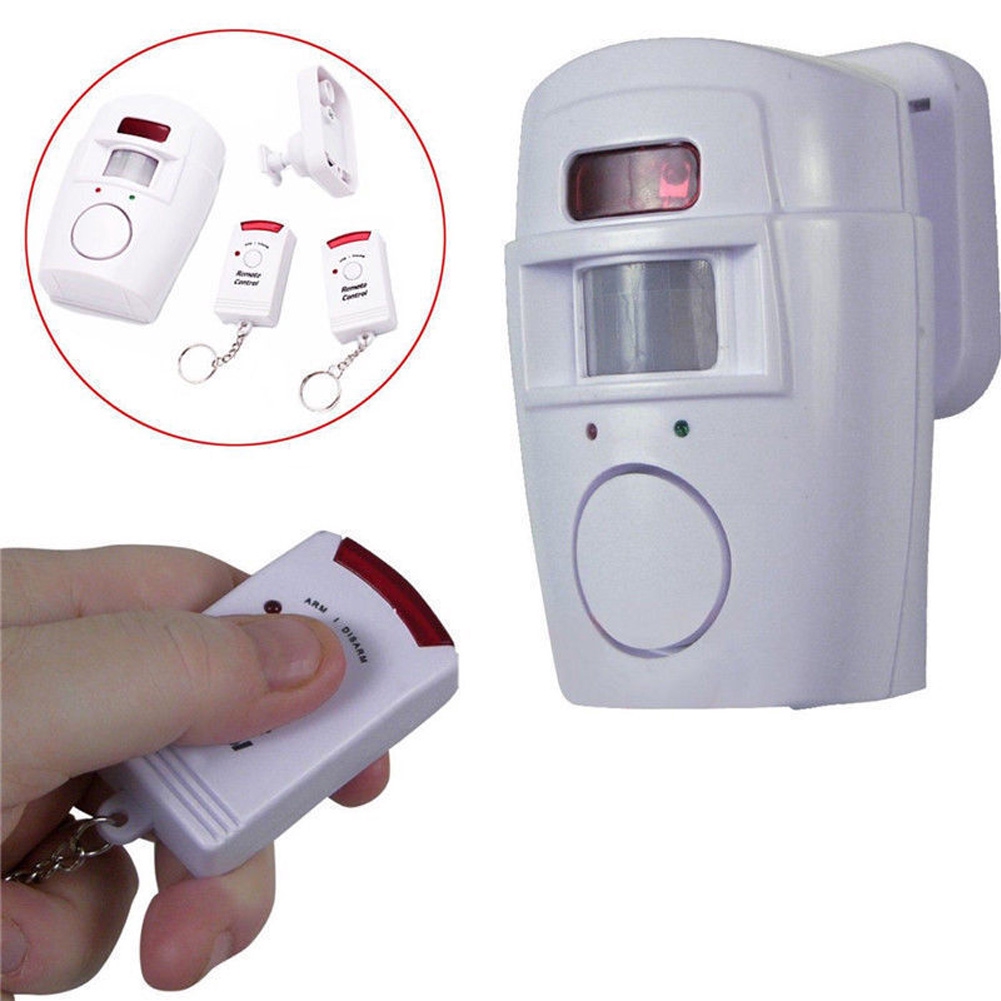 Detector PIR Motion Sensor Garage Home Security Wireless Antitheft