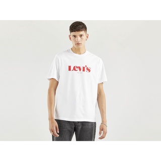 เสื้อยืดผ้าฝ้าย สไตล์ใหม่ เสื้อยืด Graphic Tee - White คอกลม