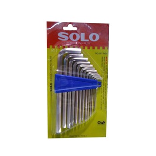 ประแจแอลหกเหลี่ยม No.907 Hexagon L wrench Solo 1 ชุด