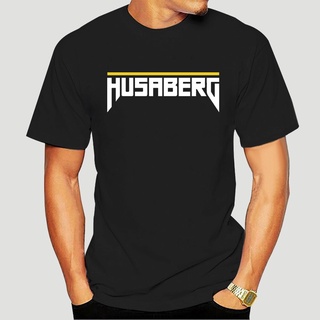 เสื้อยืดผ้าฝ้ายพิมพ์ลายขายดี ใหม่ เสื้อยืด พิมพ์ลาย Husaberg Motorcycle Supermoto สไตล์คลาสสิก 7032X