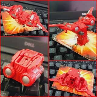 ของแท้ BAKUGAN BRAWLERS BATTLE GEAR RED Jetkor ธาตุไฟ แบทเทิ่ลเกียร์ ปีกกางได้